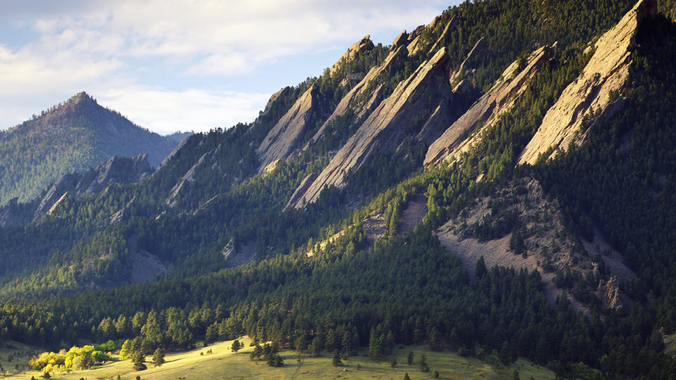 The Boulder Flatirons