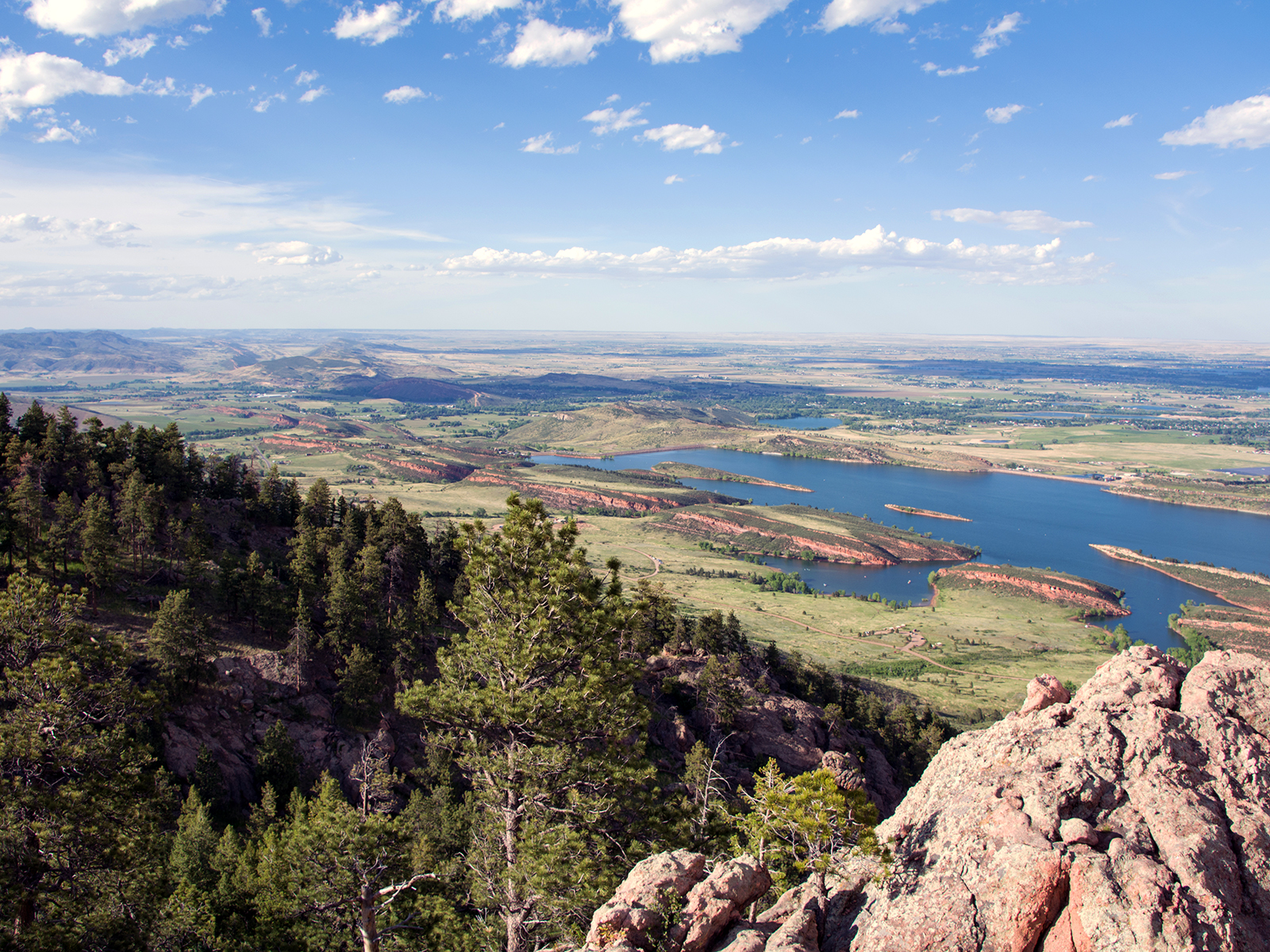The view from Arthur’s Rock in Fort Collins