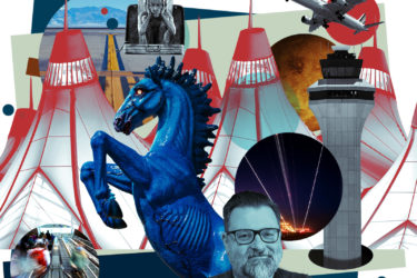 A photo illustration of the weird stuff at DIA