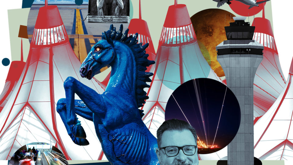 A photo illustration of the weird stuff at DIA