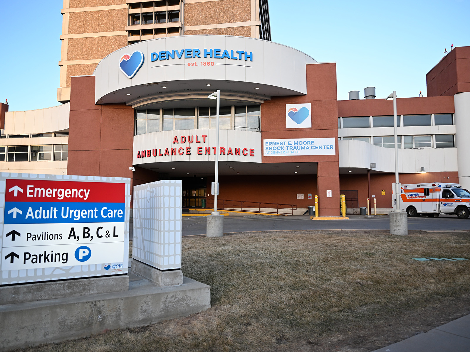 Hospital emergency room entrance