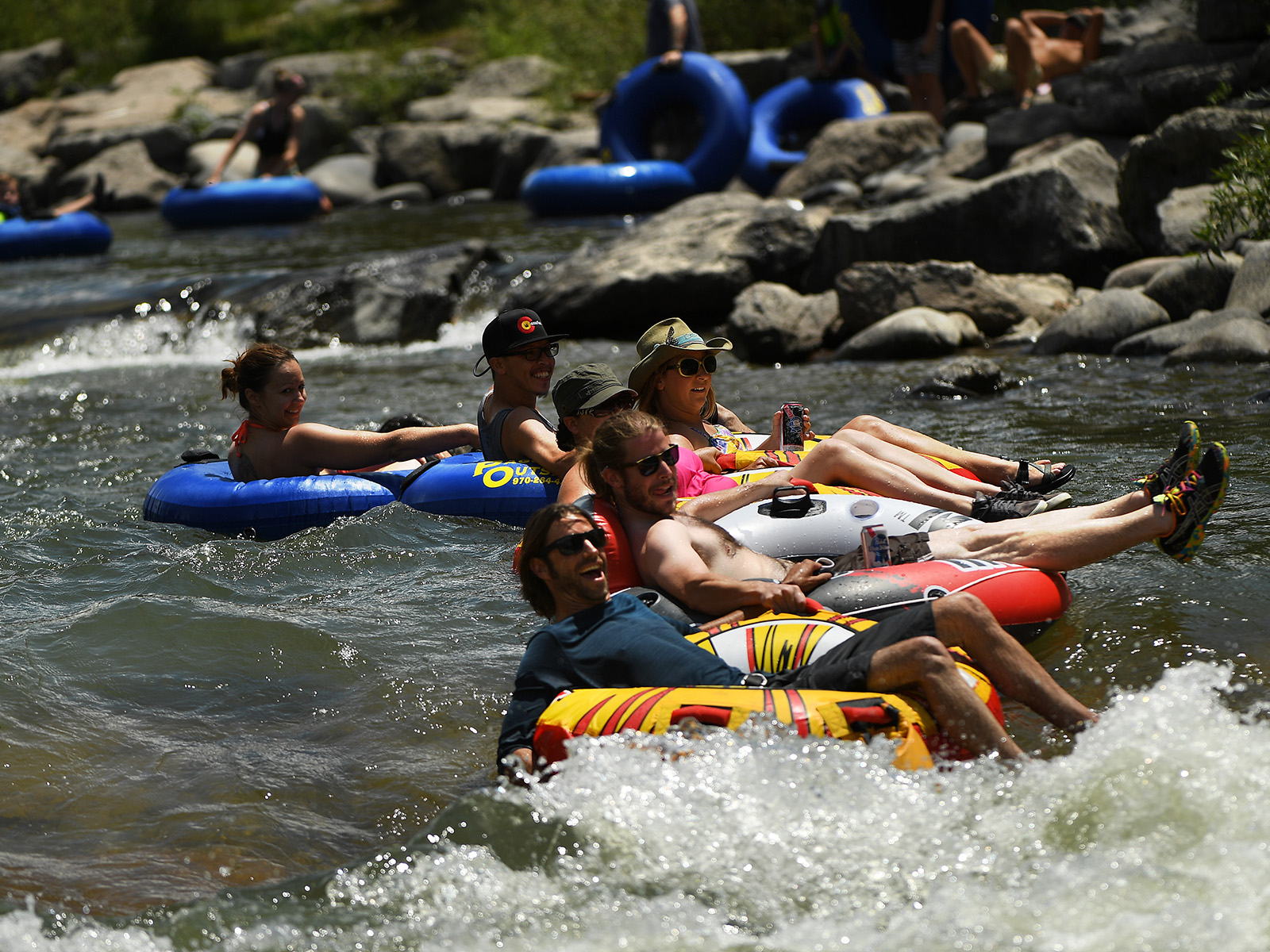 Tubers on the San Juan River