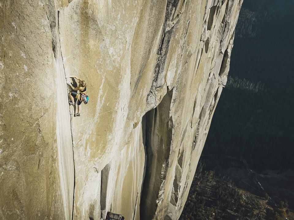 Emily Harrington on El Capitan in Yosemite