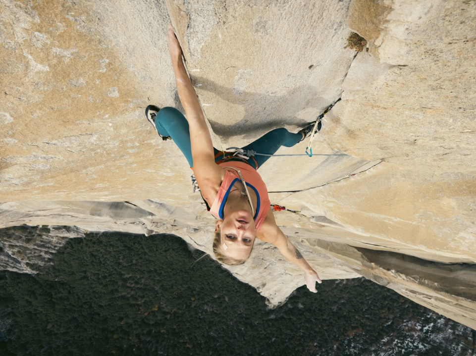 Emily Harrington on El Capitan in Yosemite