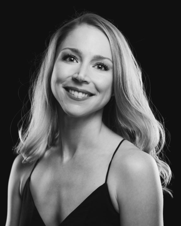Emily Speed in a headshot for AVID Dance