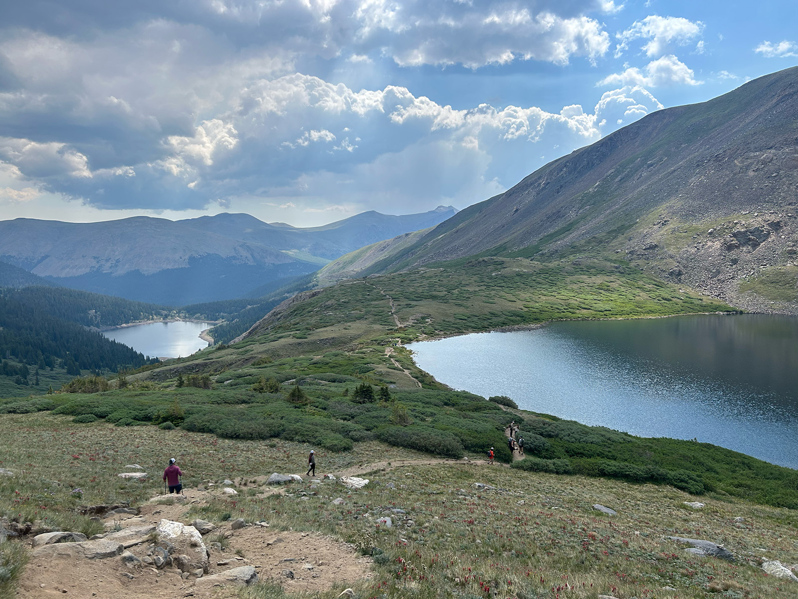 Silver Dollar Lake and Naylor Lake in the Arapaho National Forest