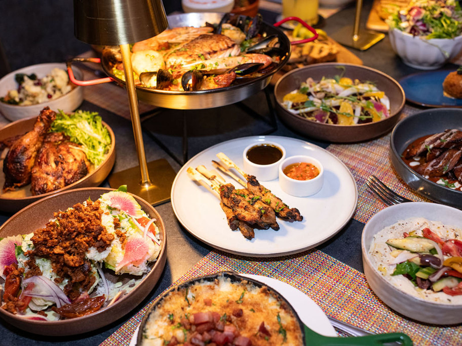 table of food