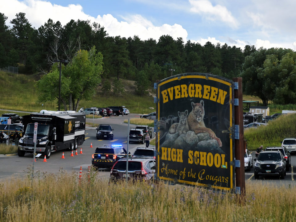 An investigation continues at Evergreen High School in Evergreen, Colorado