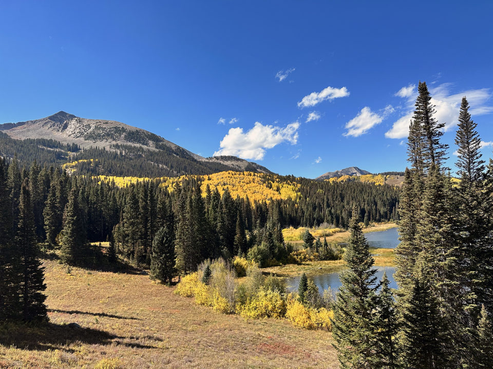Lost Lake Slough on the Three Lake Loop near Kebler Pass