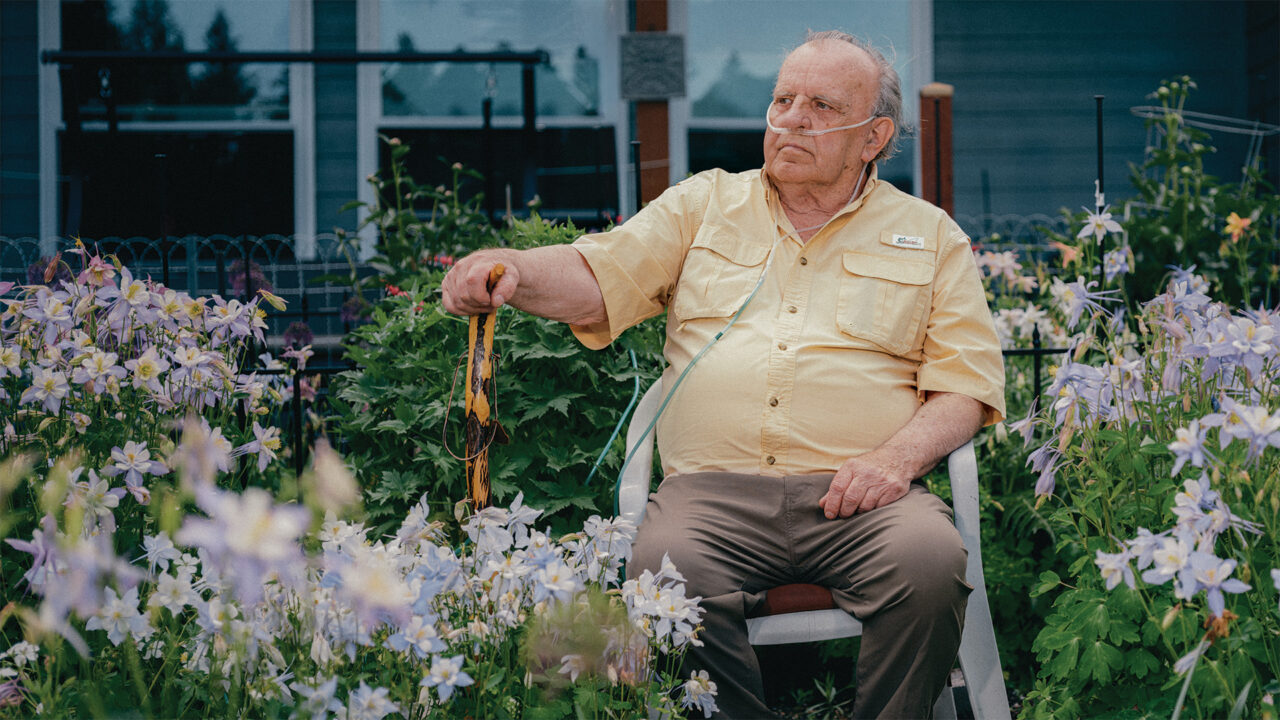 Alan Koziel at his home in Black Hawk