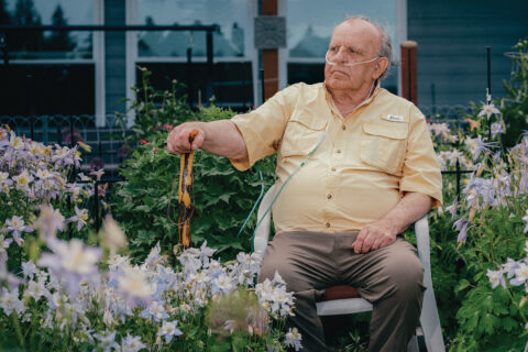 Alan Koziel at his home in Black Hawk