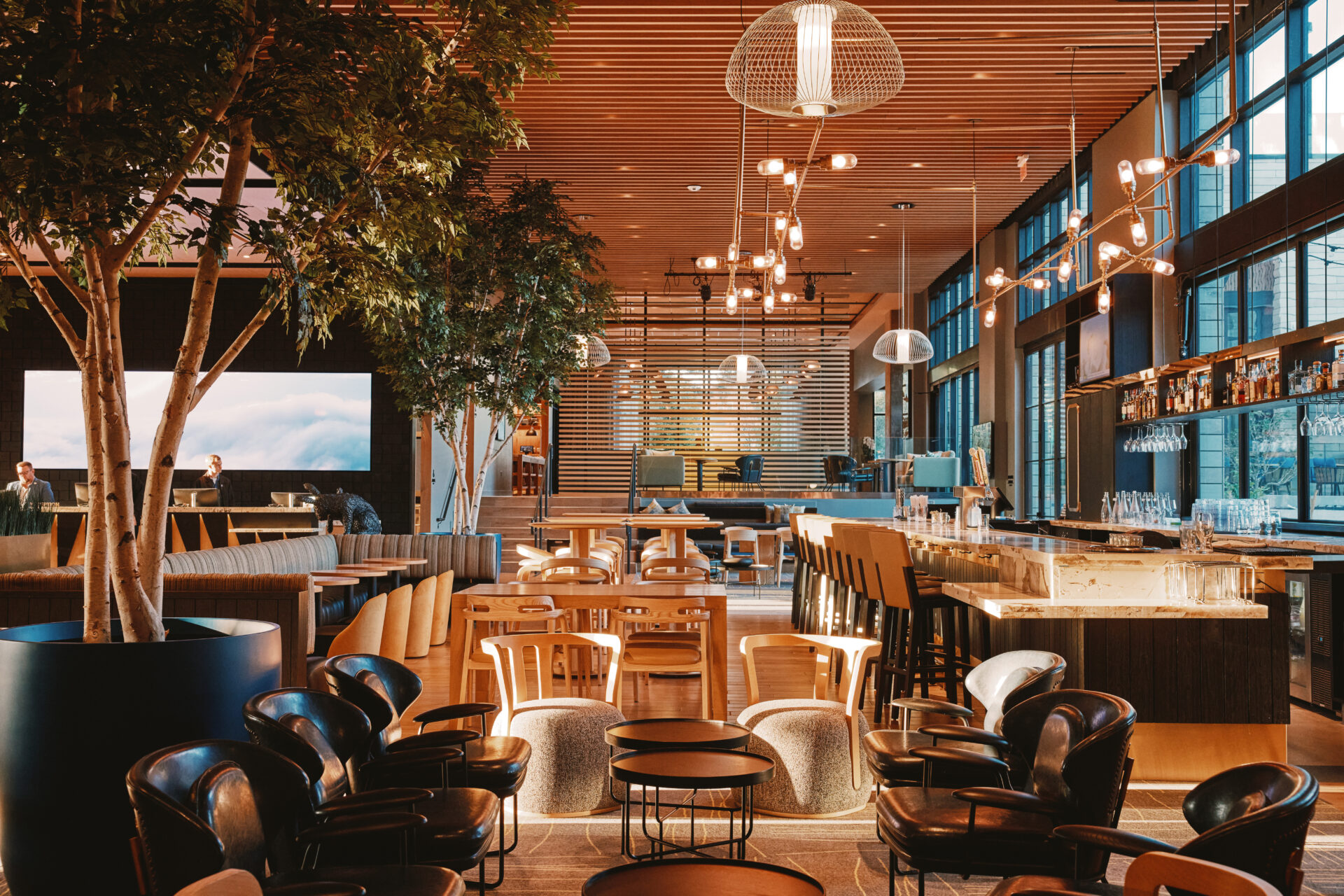 The lobby at Limelight Boulder