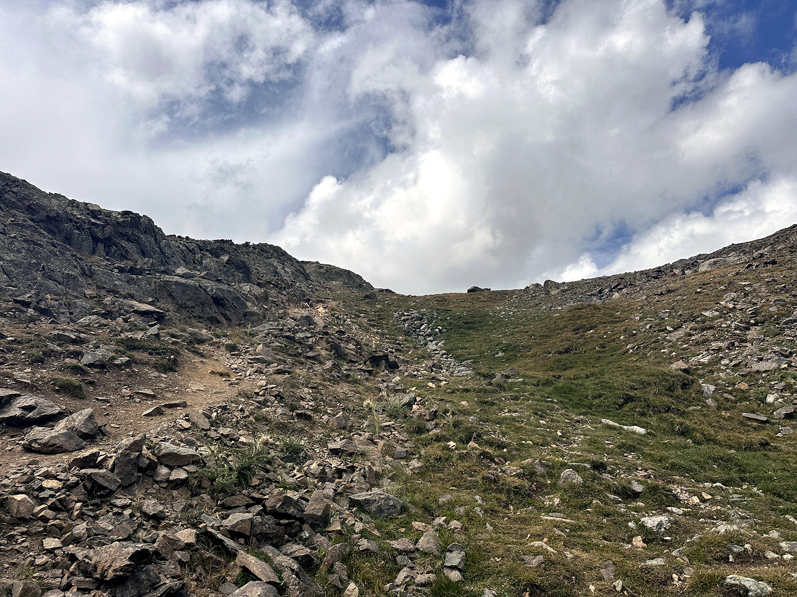 Talus below Chihuahua Lake
