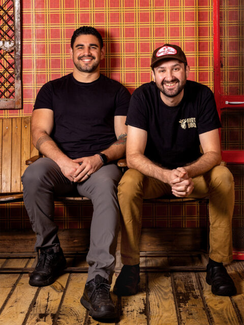 Riot BBQ owners Manny Barella and Patrick Klaiber