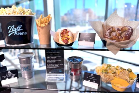 Food options at Ball Arena