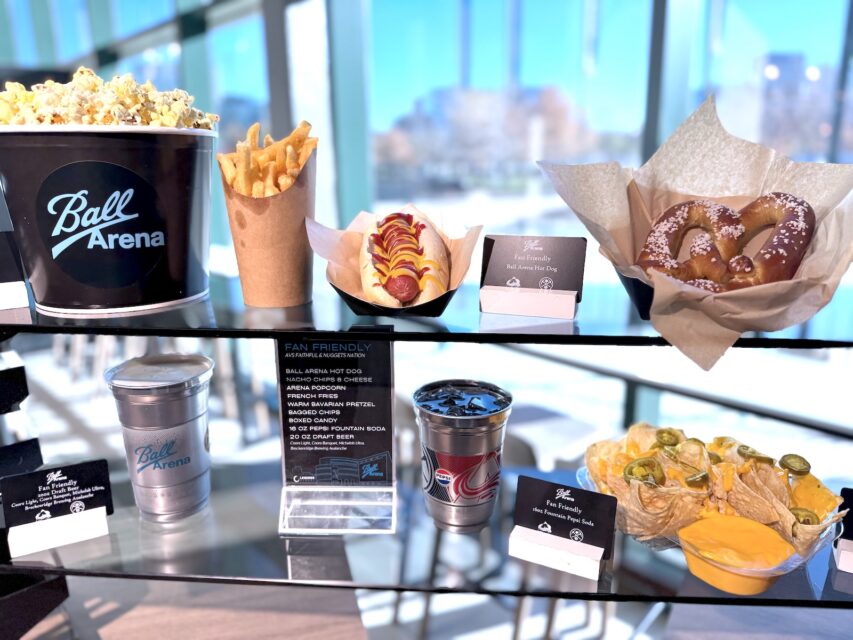 Food options at Ball Arena