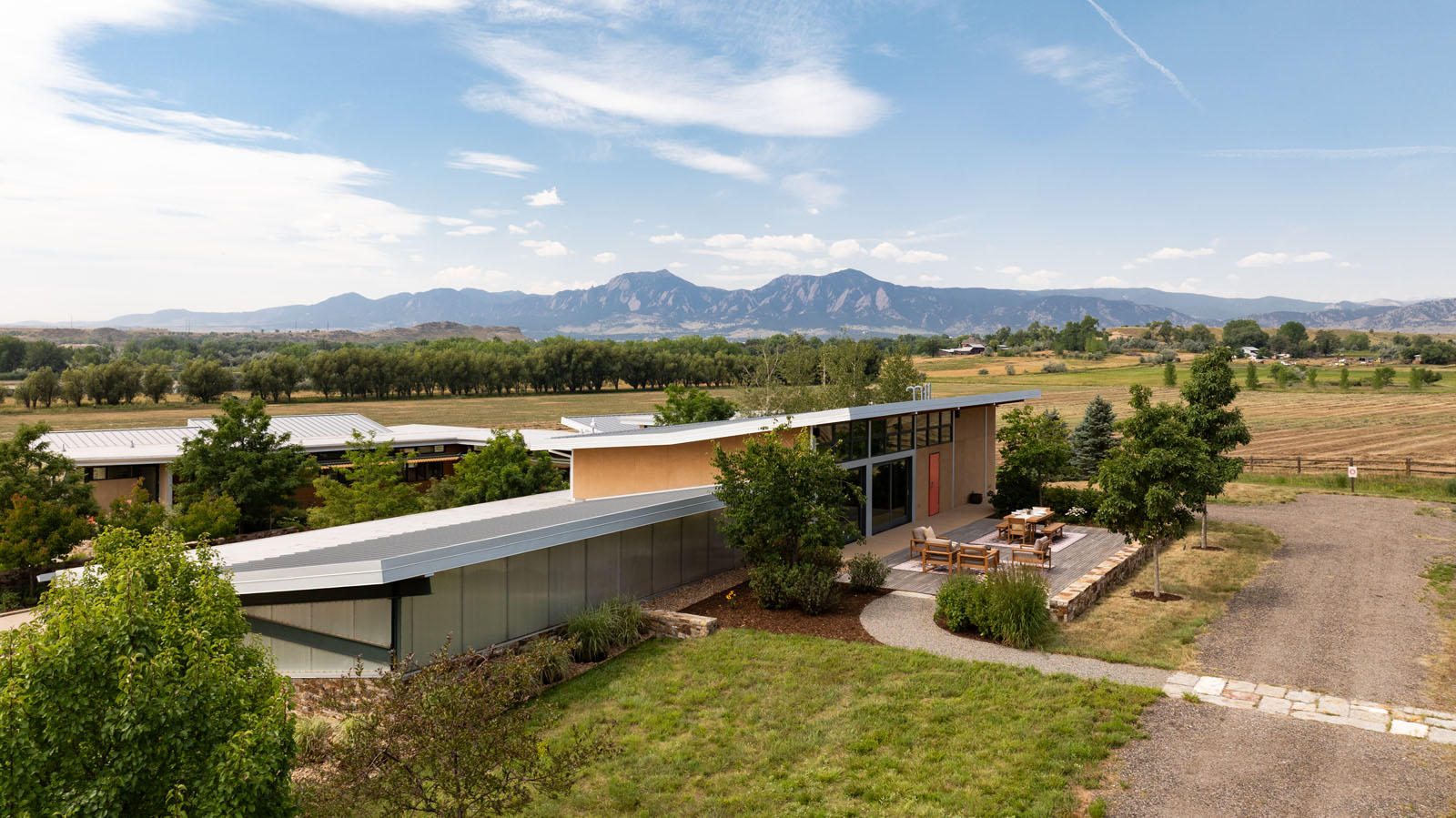 Exterior view of a bungalow