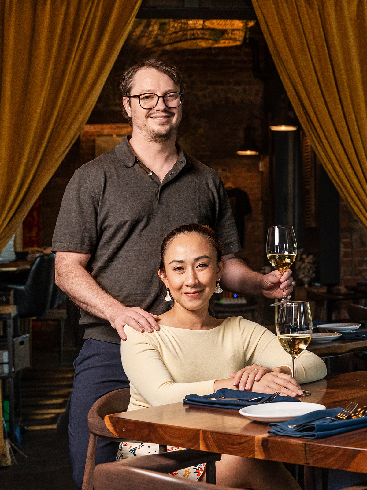 Yotaka Martin and her husband