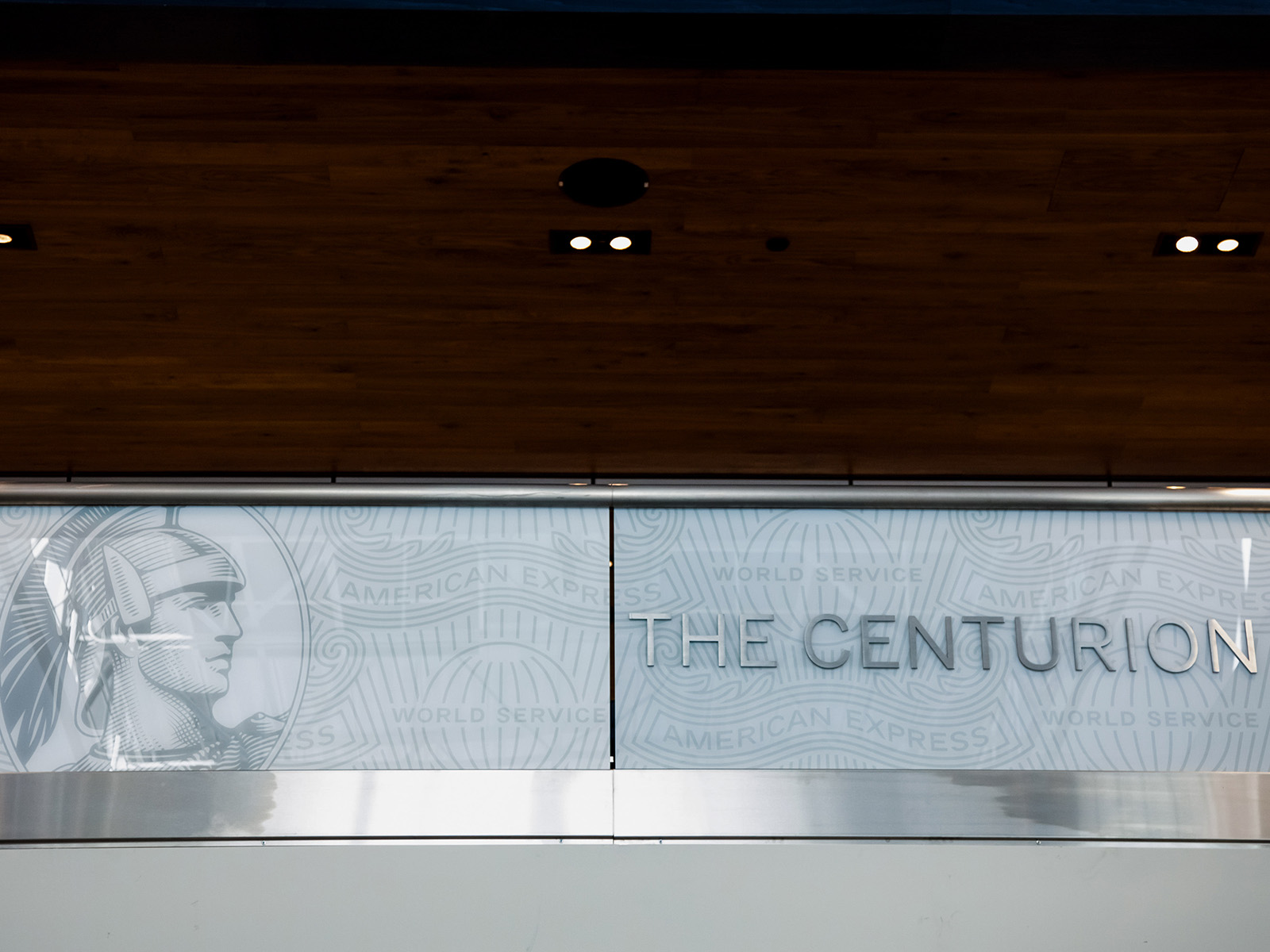 The Centurion Lounge service desk