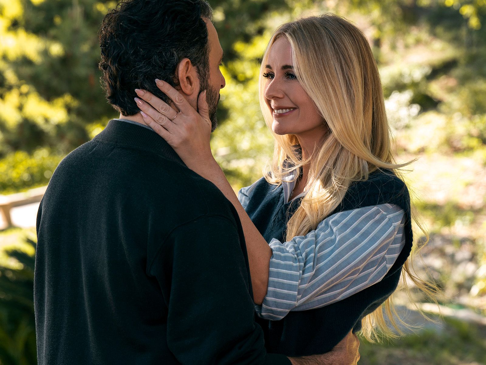 Justine Lupe and Arian Moayed