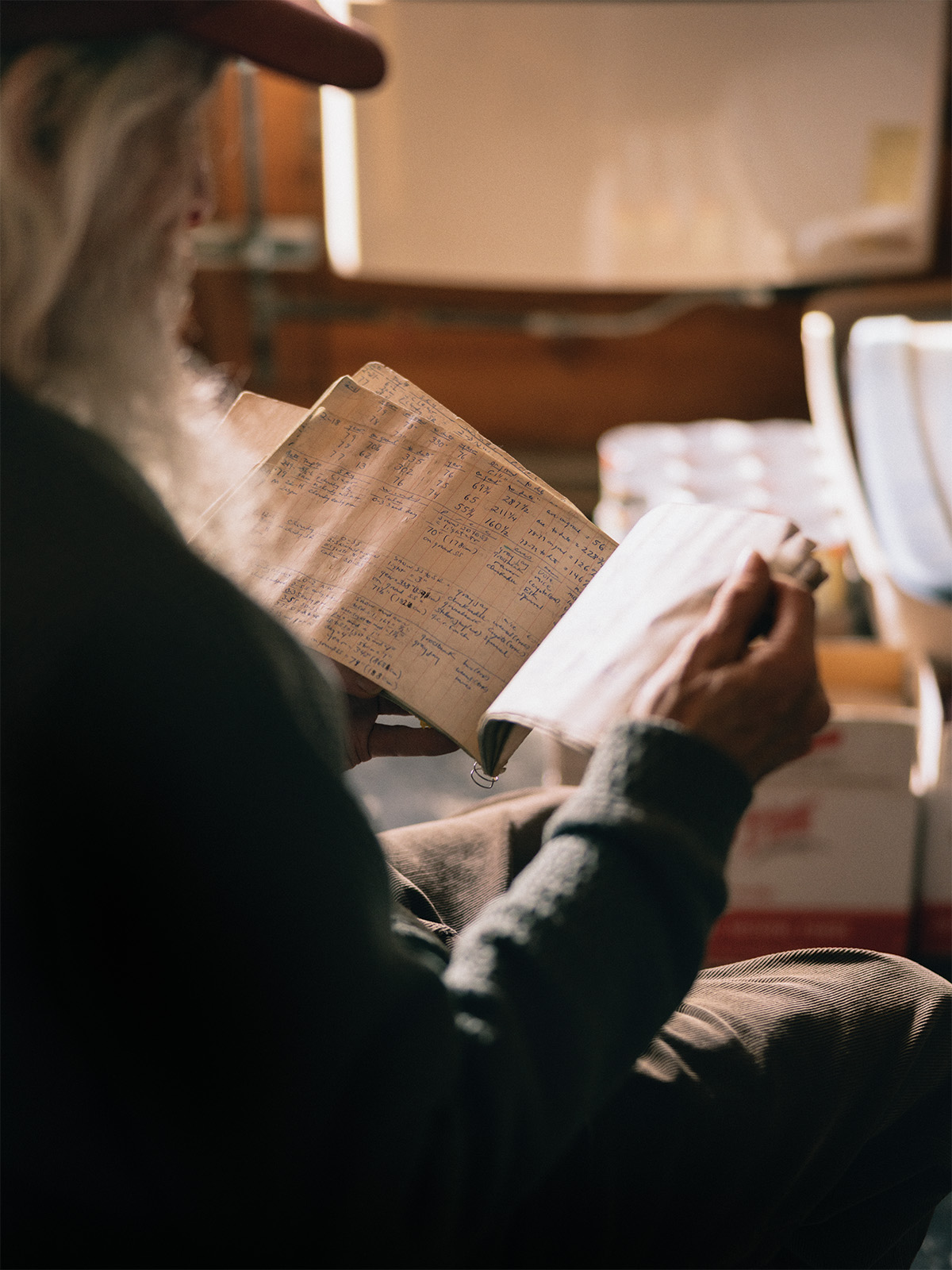 Billy Barr reads old notebooks