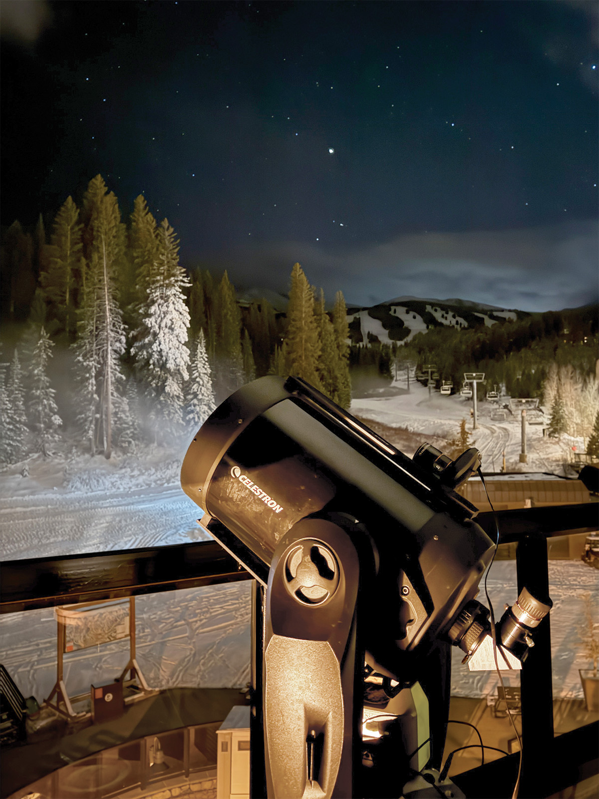 A massive telescope in Breckenridge