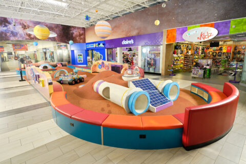 Soft Play’s Mars-themed playscape at the Colorado Mills Mall