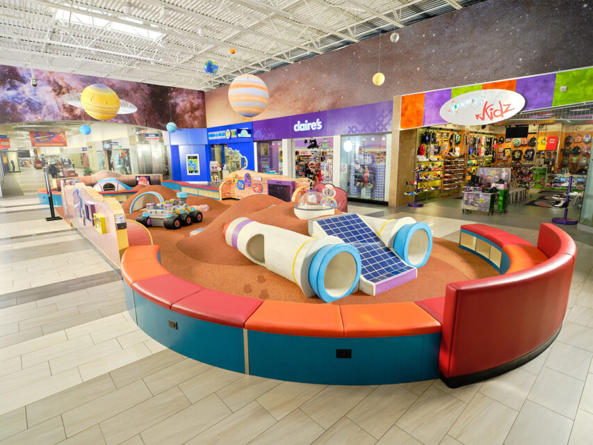 Soft Play’s Mars-themed playscape at the Colorado Mills Mall