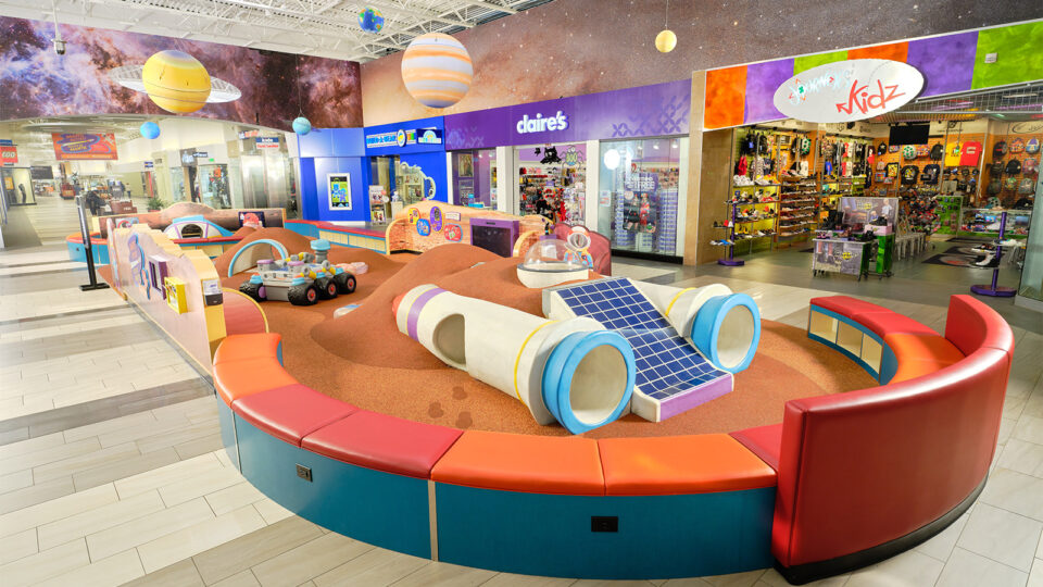 Soft Play’s Mars-themed playscape at the Colorado Mills Mall
