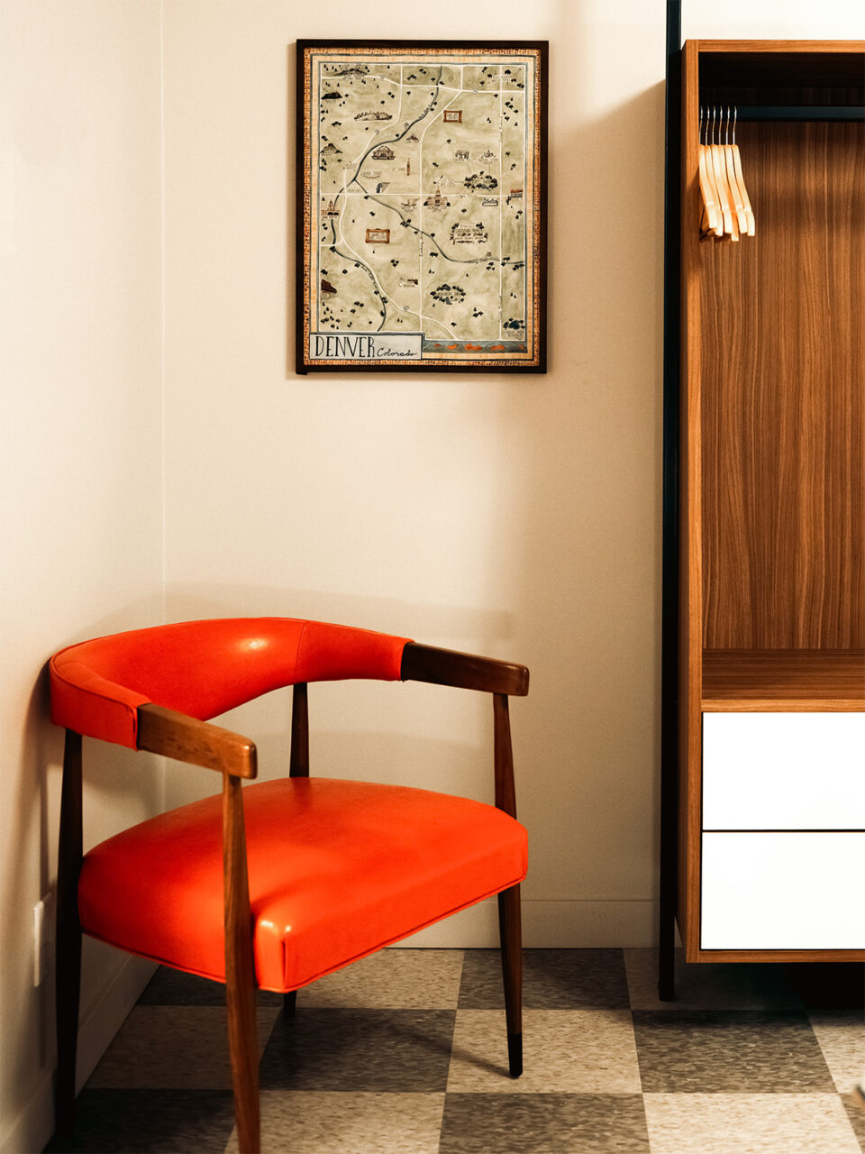 A room at the renovated La Vista