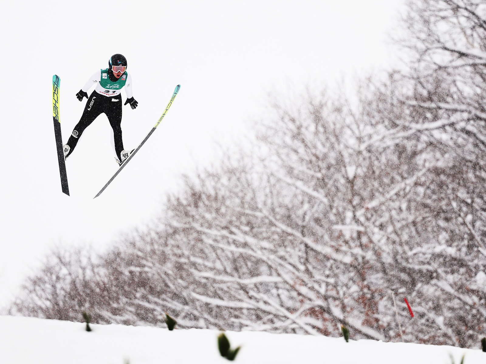Annika Belshaw ski jumping