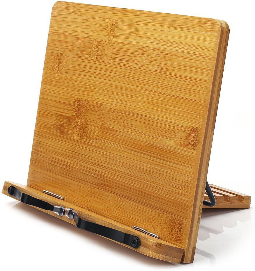 Bamboo book stand