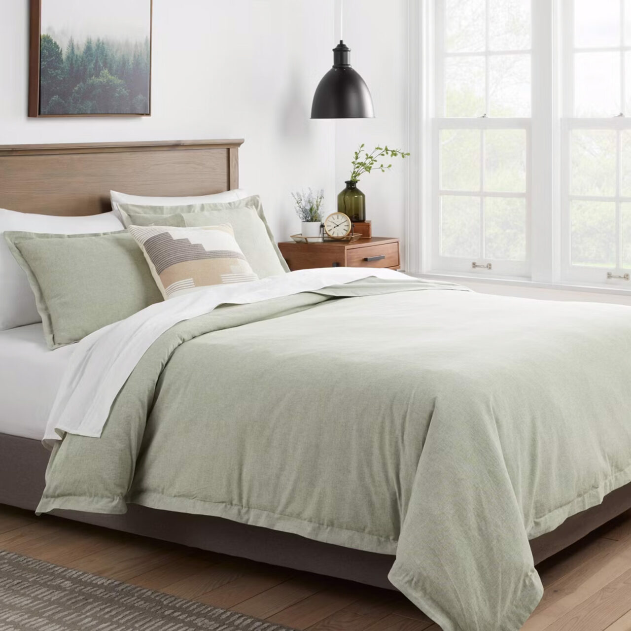 Light green duvet set