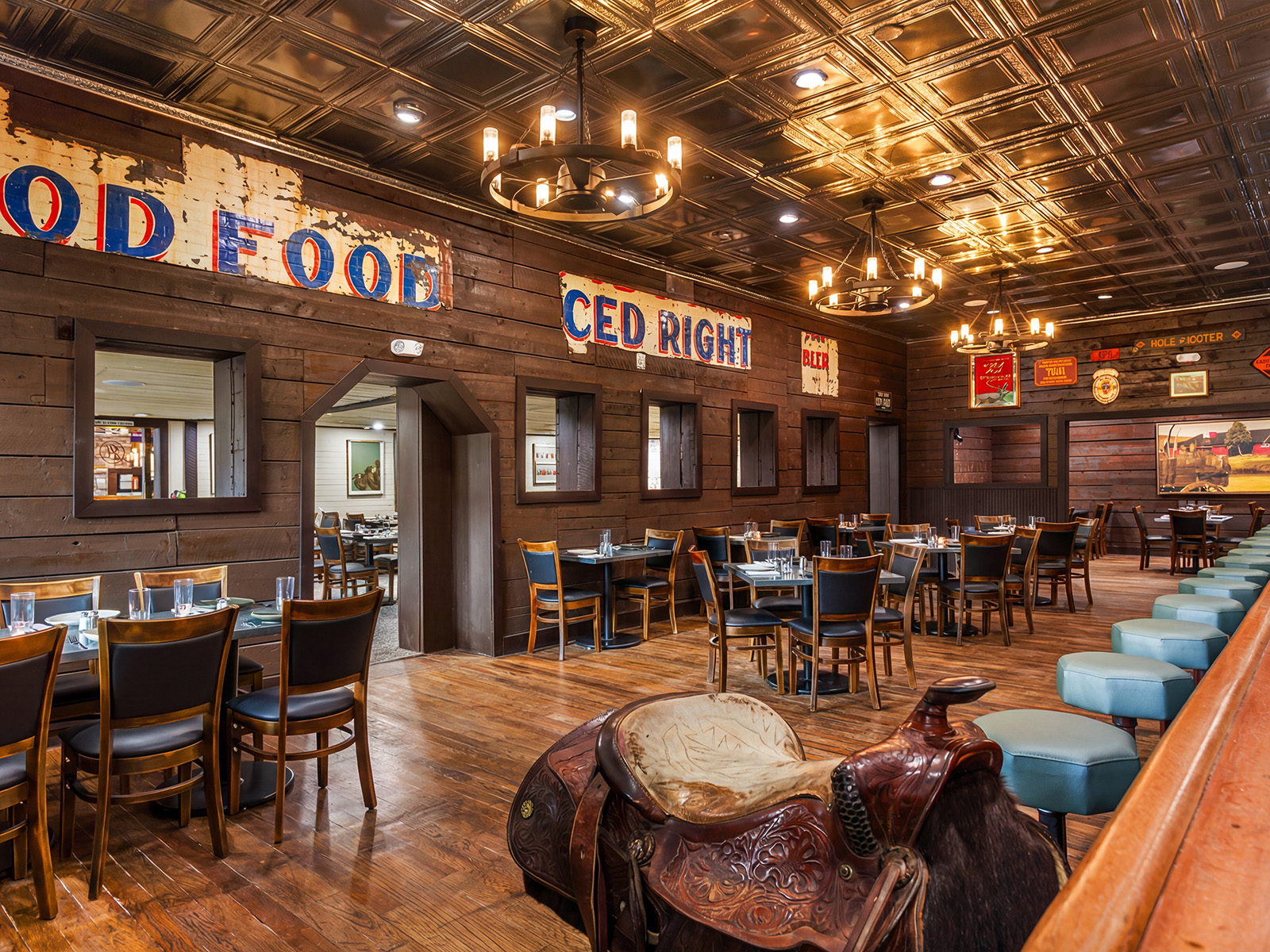 Old signage at Old Dillon Inn