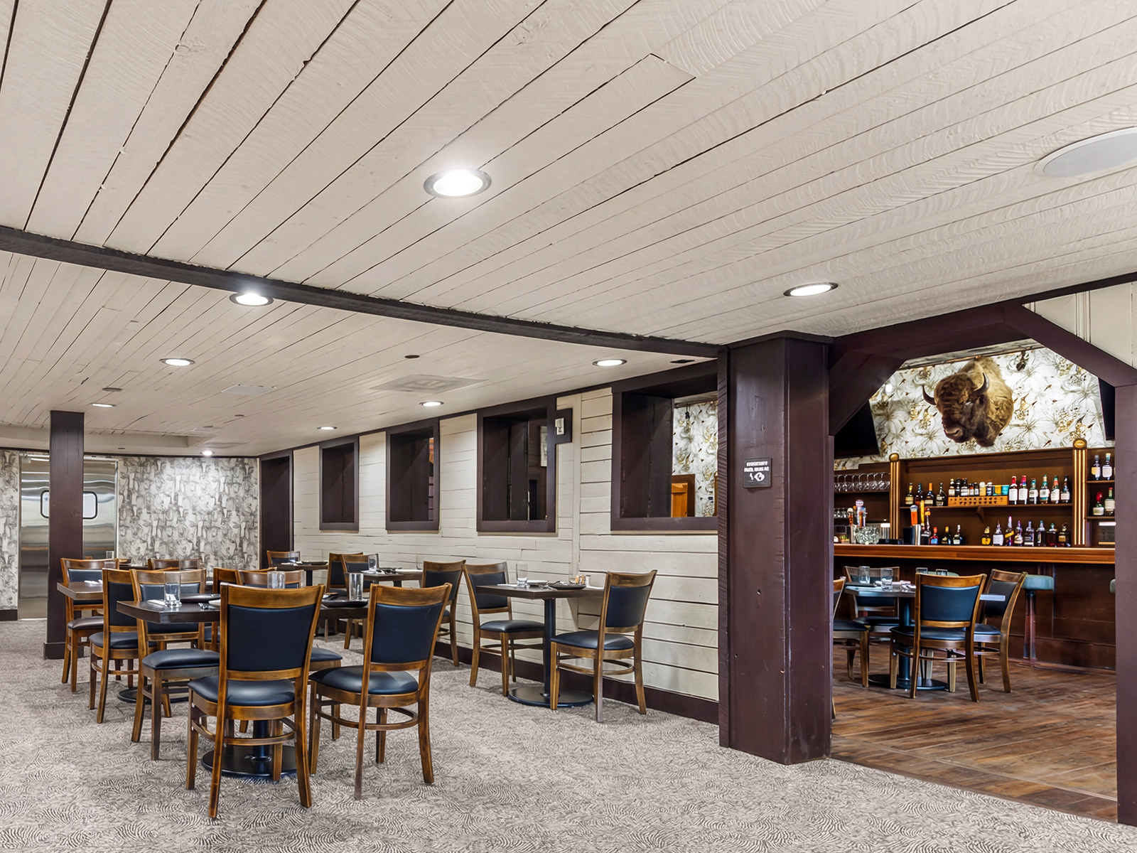 The dining room at Old Dillon Inn