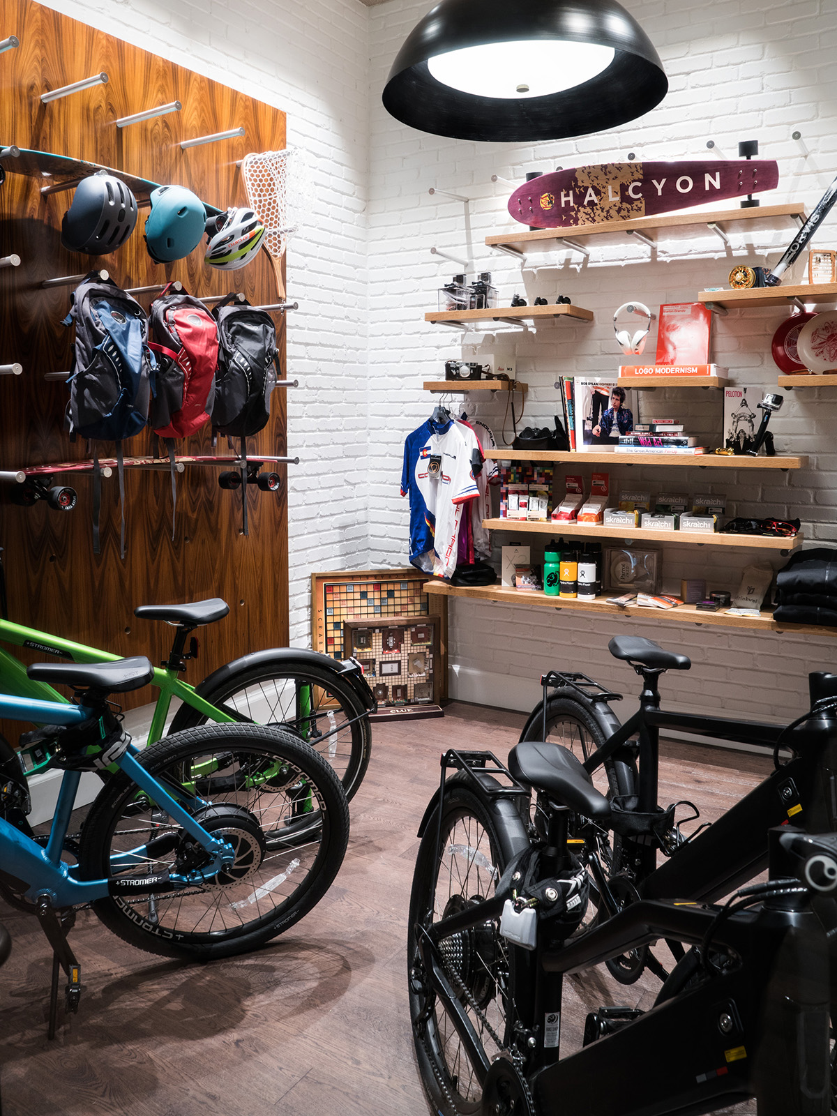 Bikes, helmets, board games, helmets, and more