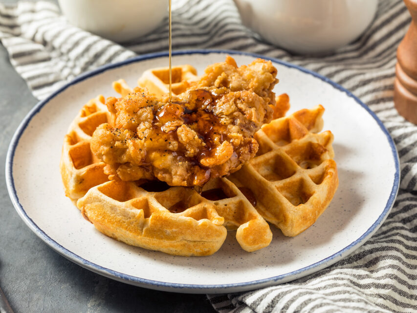 chicken and waffles
