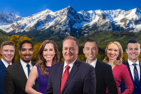 Weather news reporters from KDVR.