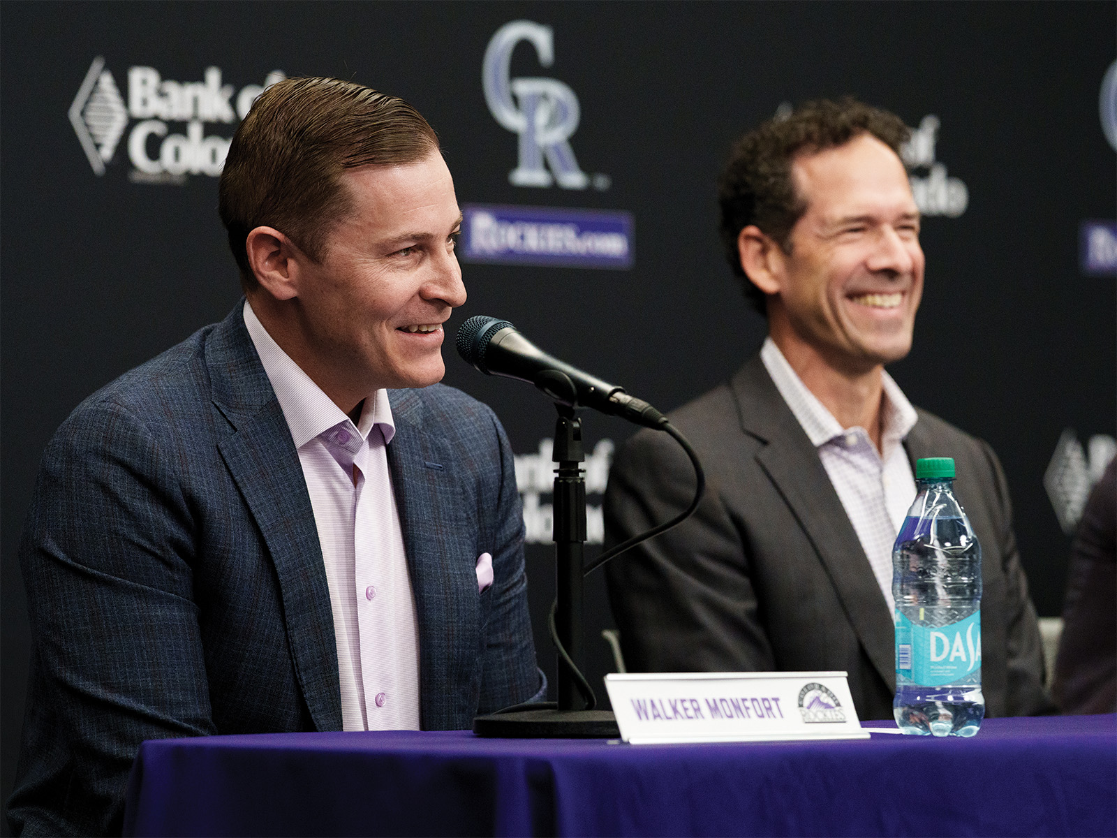 Walker Monfort (left) and Paul DePodesta