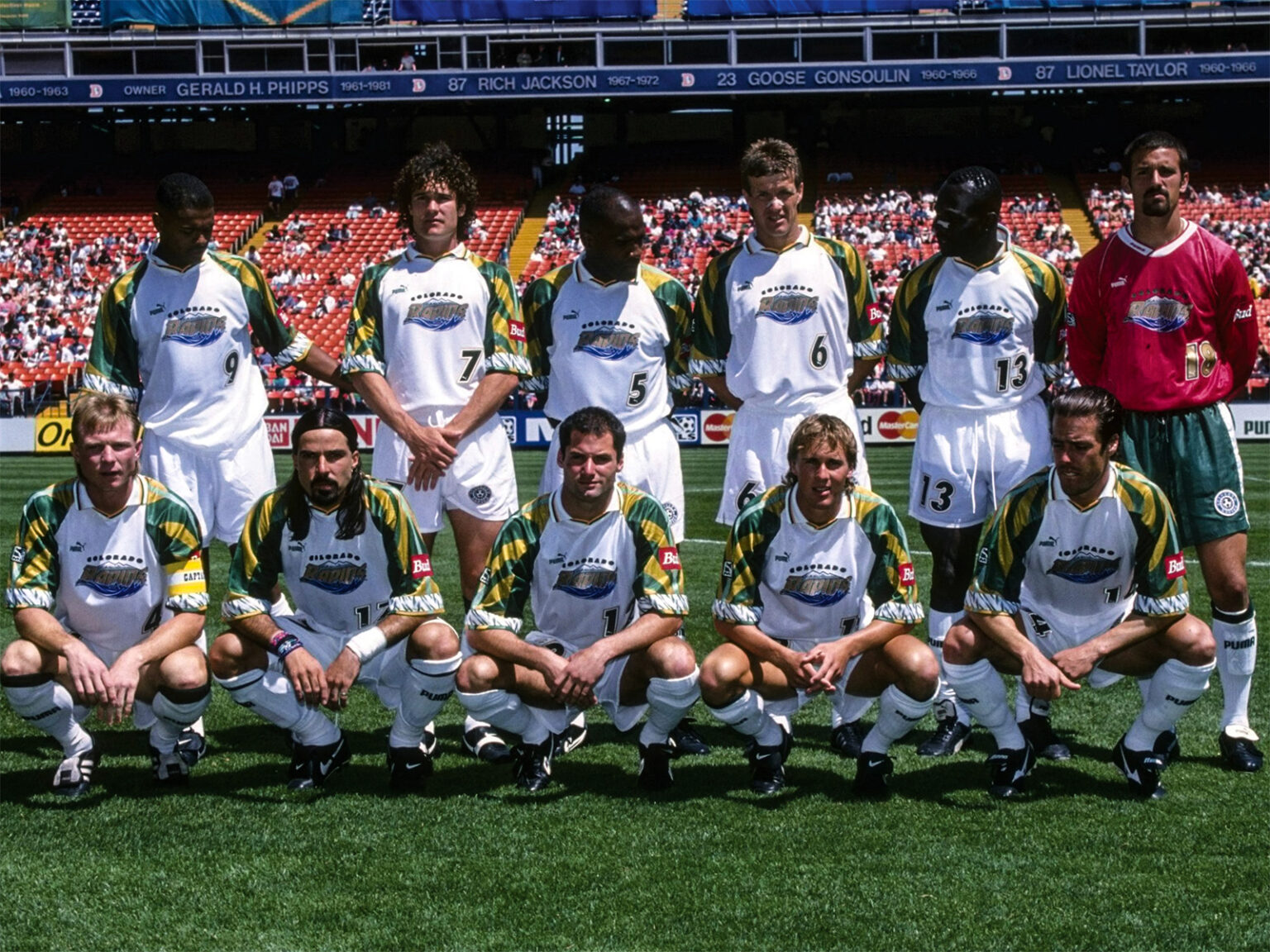 An old team photo of the Colorado Rapids