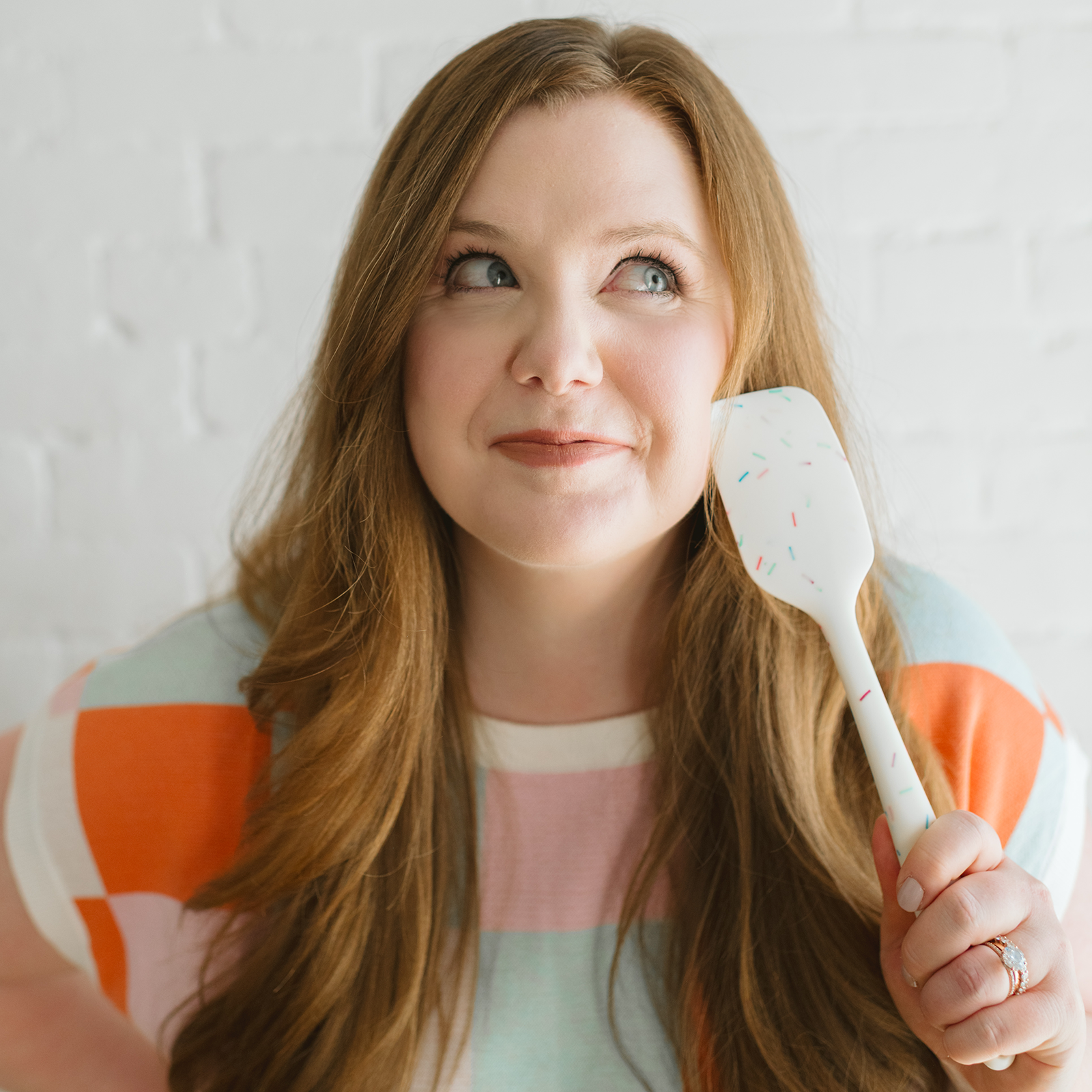 Shelby Boolay poses with a spatula