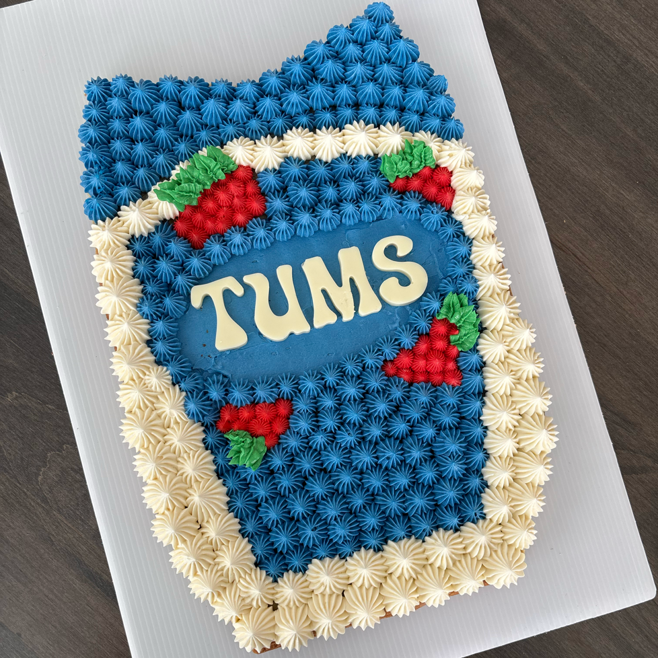 Tums bottle cake