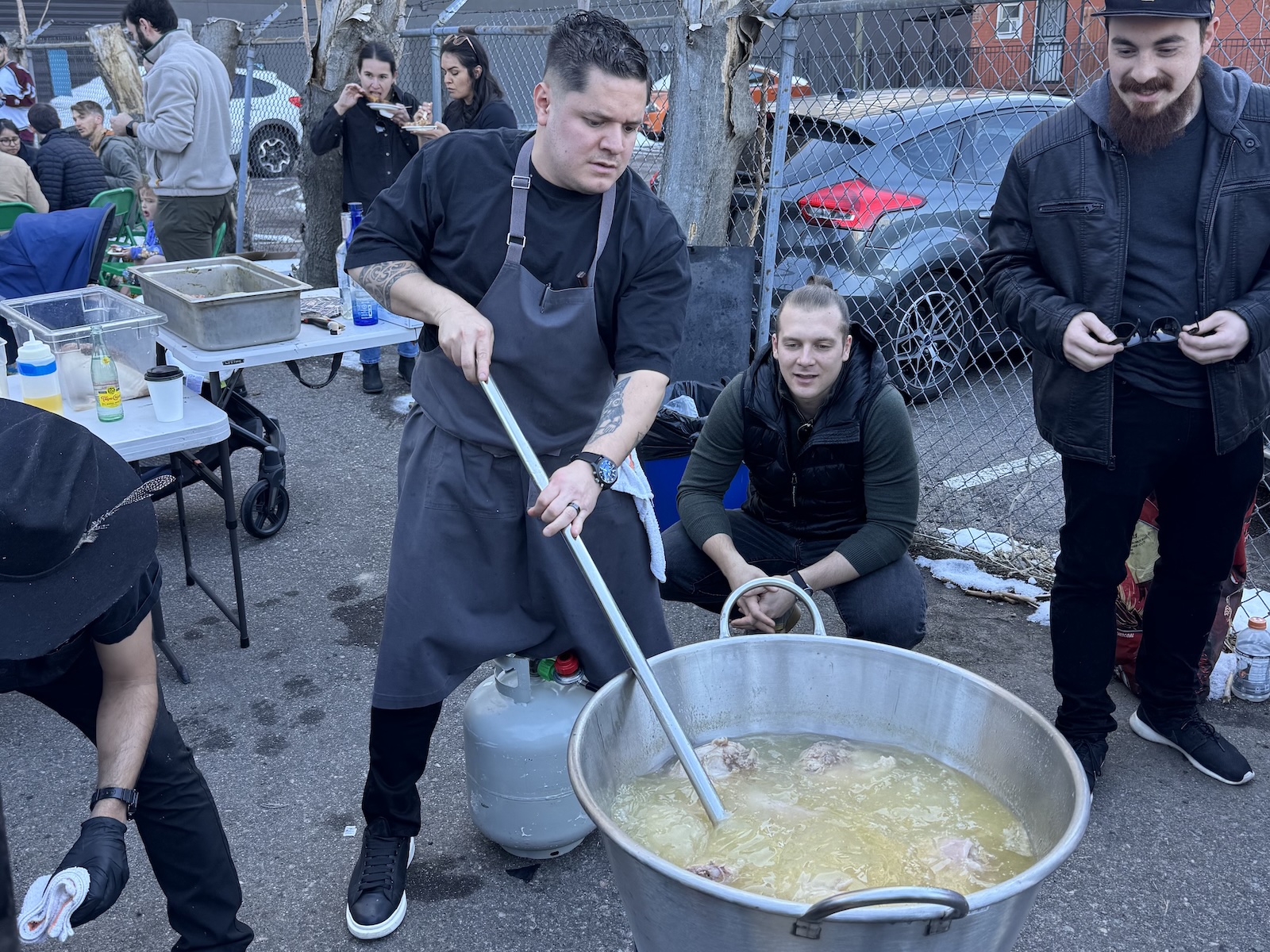 Michelin-starred chef Johnny Curiel cooks carnitas