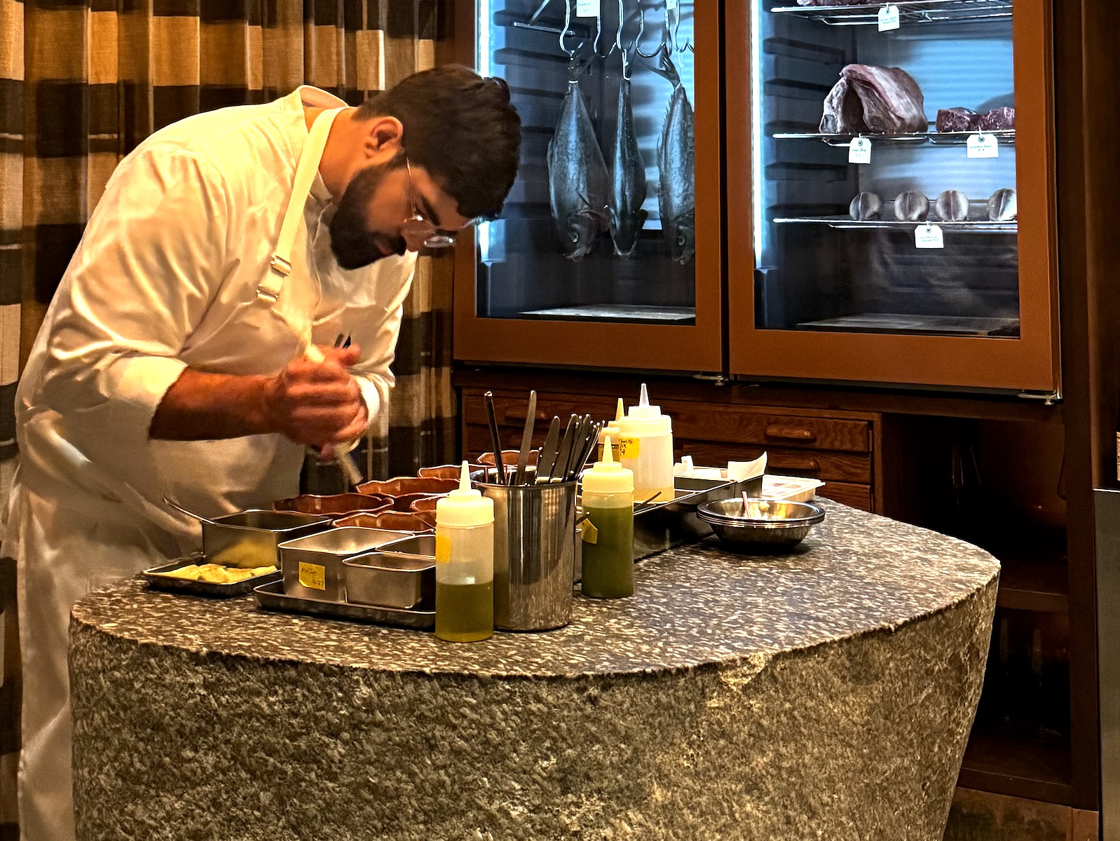 Milpero’s granite prep counter