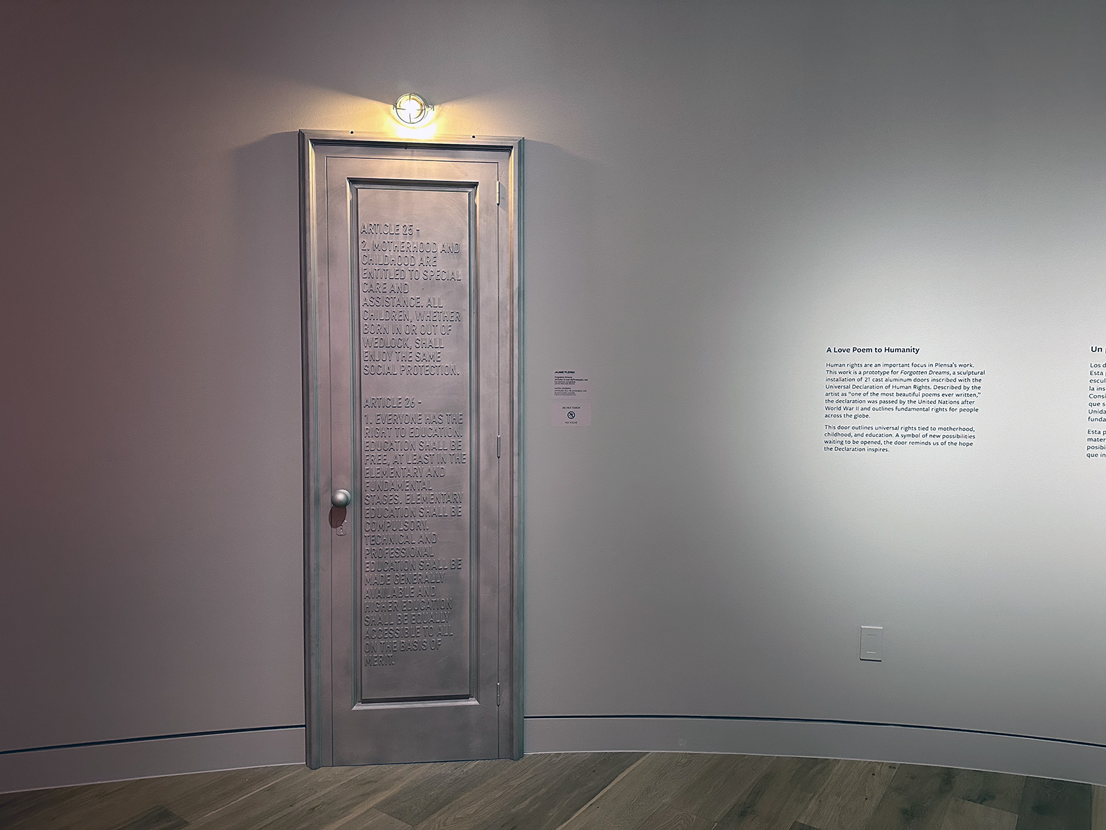 “Forgotten Dreams,” by Jaume Plensa, part of “Jaume Plensa: A New Humanism” on display at Denver Botanic Gardens