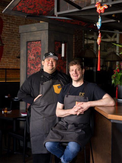 Pig and Tiger chef-owners Darren Chang and Travis Masar
