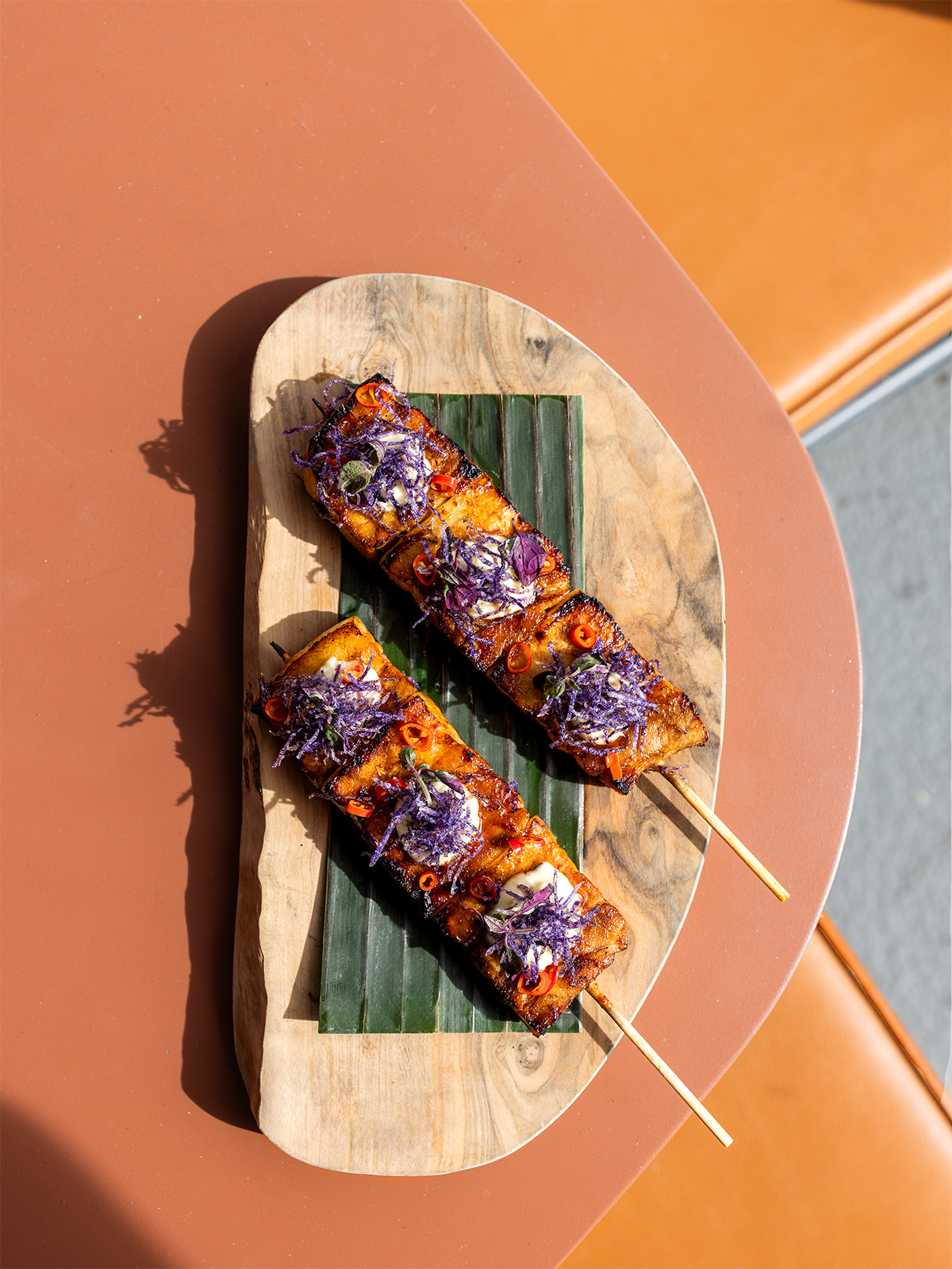 Pork belly anticuchos from Cimera in Denver