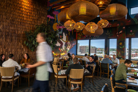 Inside Cimera on the eighth floor of Denver’s Source Hotel