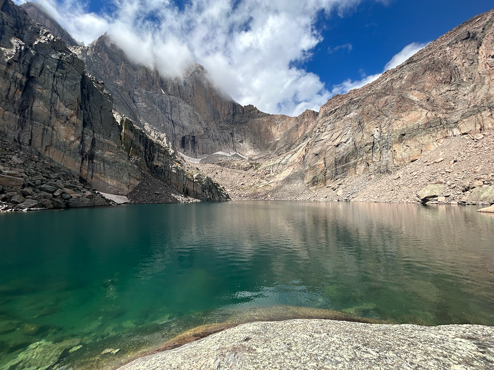 Chasm Lake in Rocky Mountain National Park