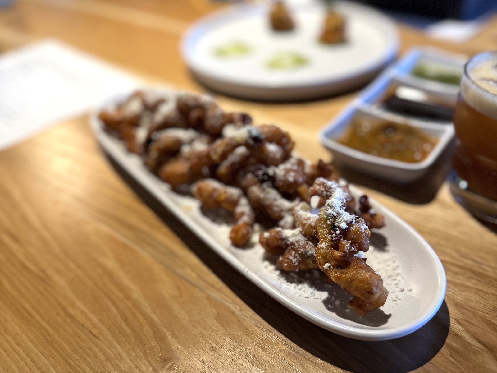 Ash and Agave’s sweet corn fritters